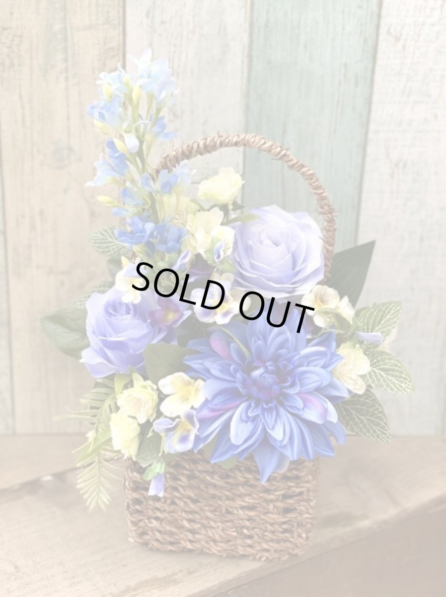 画像3: Blue basket (3)