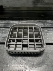 画像1: UKEZARA‘SQUARE STUDS‘ LL ブラック (クラックなし) (1)
