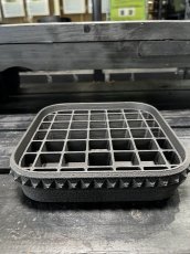 画像2: UKEZARA‘SQUARE STUDS‘ XL ブラック (クラックなし) (2)