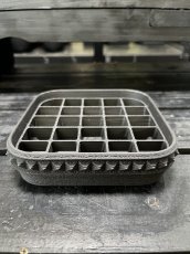 画像2: UKEZARA‘SQUARE STUDS‘ LL ブラック (クラックなし) (2)