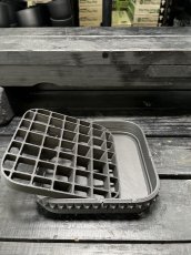 画像3: UKEZARA‘SQUARE STUDS‘ XL ブラック (クラックあり) (3)