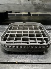 画像2: UKEZARA‘SQUARE STUDS‘ XL ブラック (クラックあり) (2)