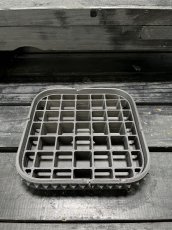 画像1: UKEZARA‘SQUARE STUDS‘ XL ブラック (クラックあり) (1)