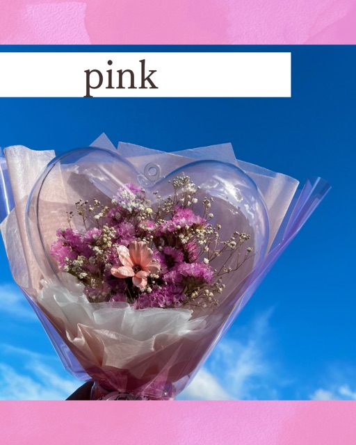Heart bouquet （pink）